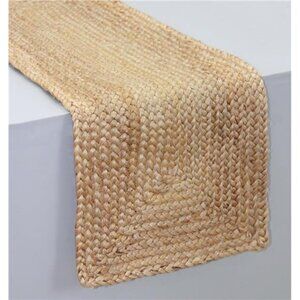Jute Braided Table Runner Rustic Farmhouse Dining Table Kitchen Thanksgiving Dec